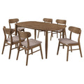 Dortch - Oval Solid Wood Dining Set