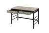 Disho - Writing Desk With USB - Light Weathered Oak & Black