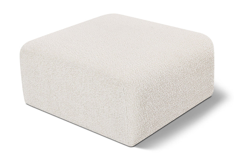 Arc - Boucle Fabric Ottoman