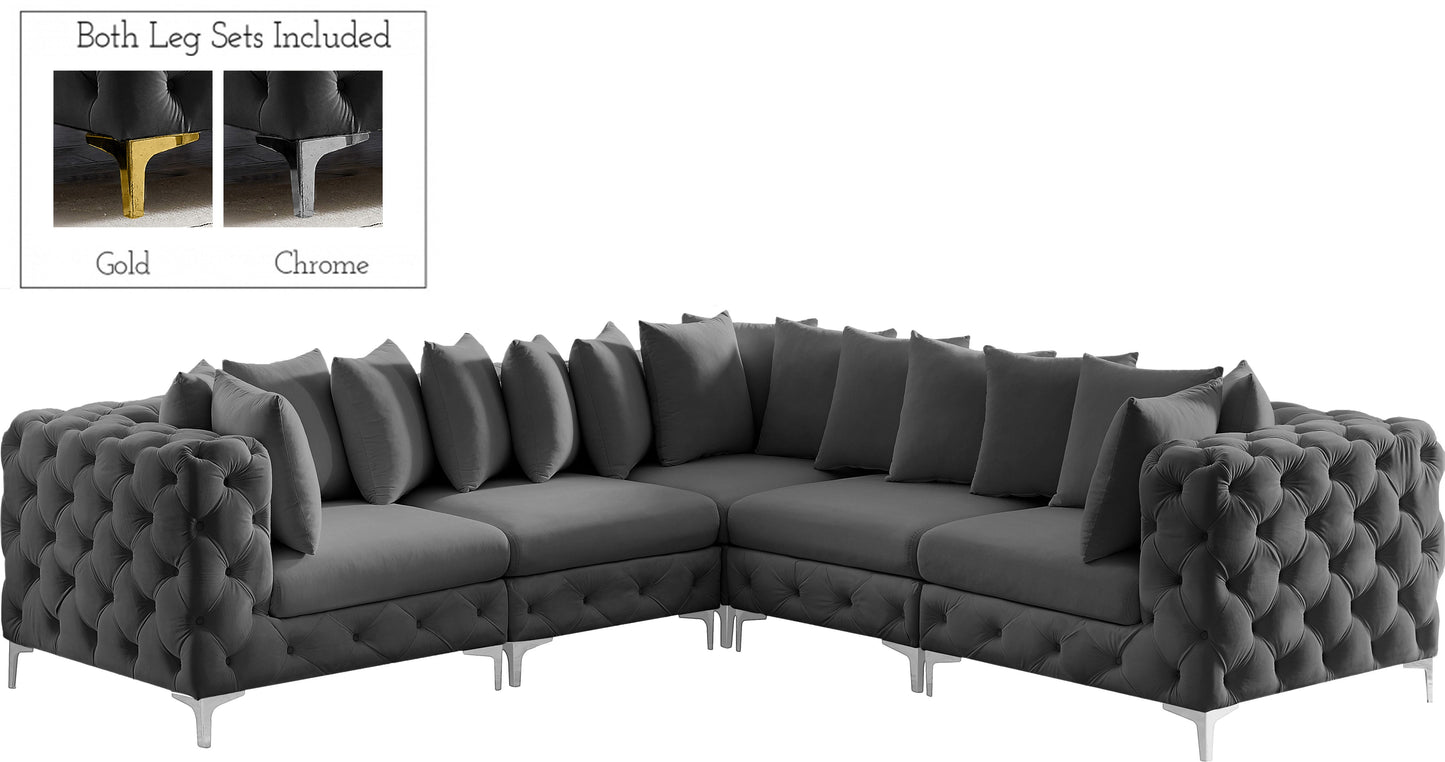 Tremblay - Modular Sectional 5 Piece - Gray