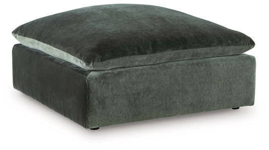 Carriage View - Jade - Oversized Accent Ottoman