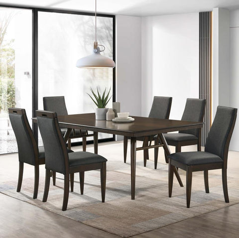 Dark Gray / 5 Pc. Table, 4 Chairs