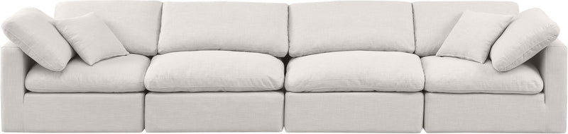 Indulge - Linen 4 Seat Modular Sofa