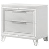 Marmore - 2-Drawer Nightstand Bedside Table - White