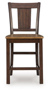 Rylandeen - Barstool (Set of 2) - Light Brown / Dark Brown
