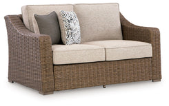Laguna Heights - Loveseat With Cushion - Beige