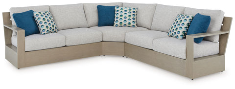 Beige / 3 Pc. Sectional