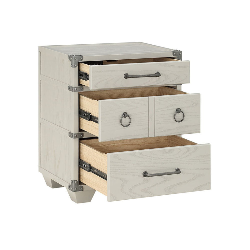Orchest - Nightstand With USB - Gray