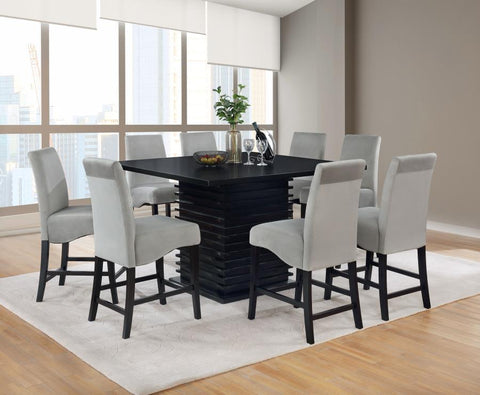 Black / 5 Pc. Table, 4 Chairs