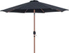 Fiji - Aluminum Patio Umbrella With Round Teak Base