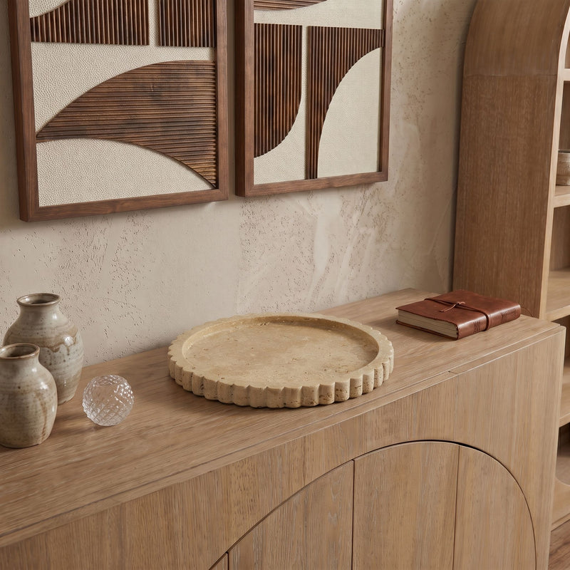 Lysander - Travertine Tray
