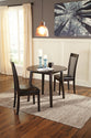 Hammis - Round Dining Drop Leaf Table Set