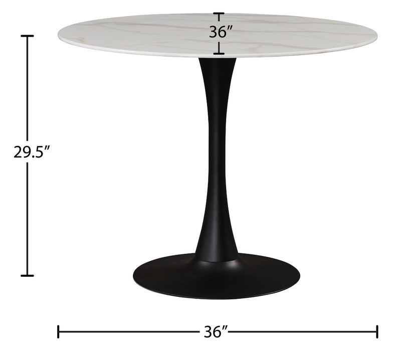 Tulip - Two Tone Dining Table