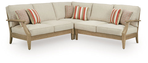 Beige / 3 Pc. Sectional