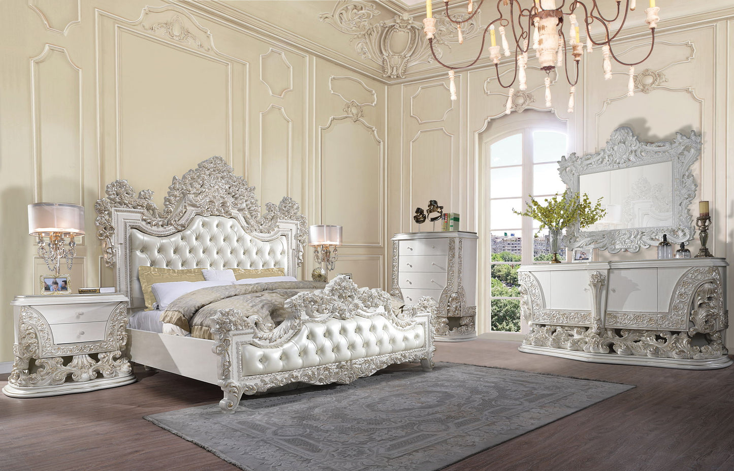 Adara - Mirror - Antique White