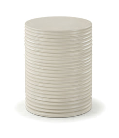 Nobi - Concrete End Table - Taupe