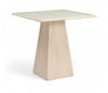 Atrium - Glass Top And Wood Base Dining Table