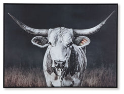 Harlandale - Black / White / Brown - Wall Art