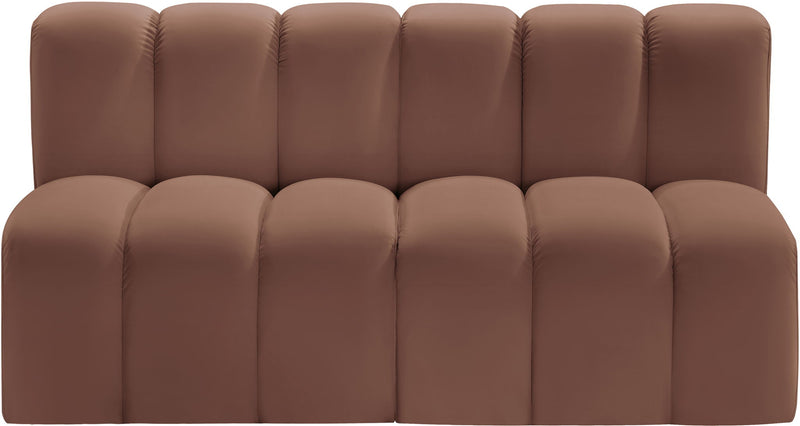 Arc - Faux Leather 2 Seats Modular Sofa