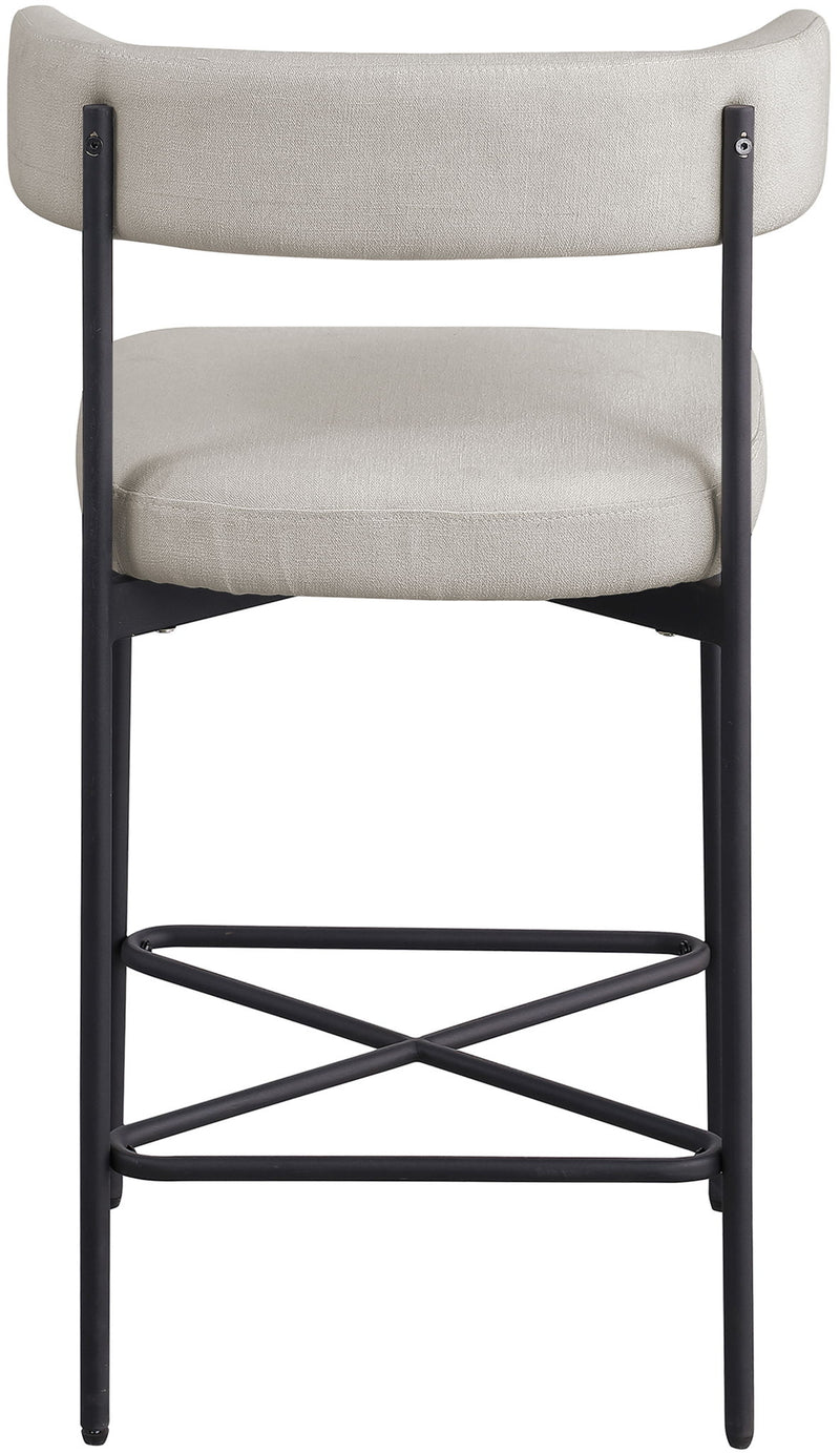 Rivage - Durable Stool With Black Frame (Set of 2)