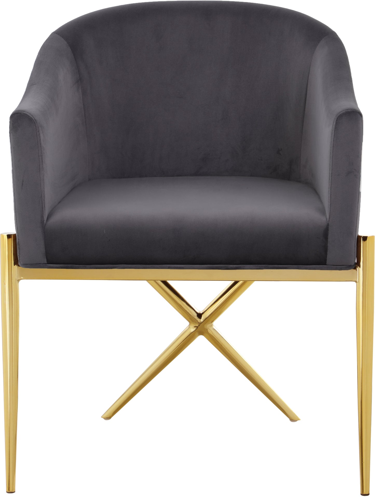 Xavier - Dining Chair with Gold Legs