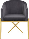 Xavier - Dining Chair with Gold Legs