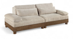 Turin - Fabric Upholstered Modular Sectional - Taupe