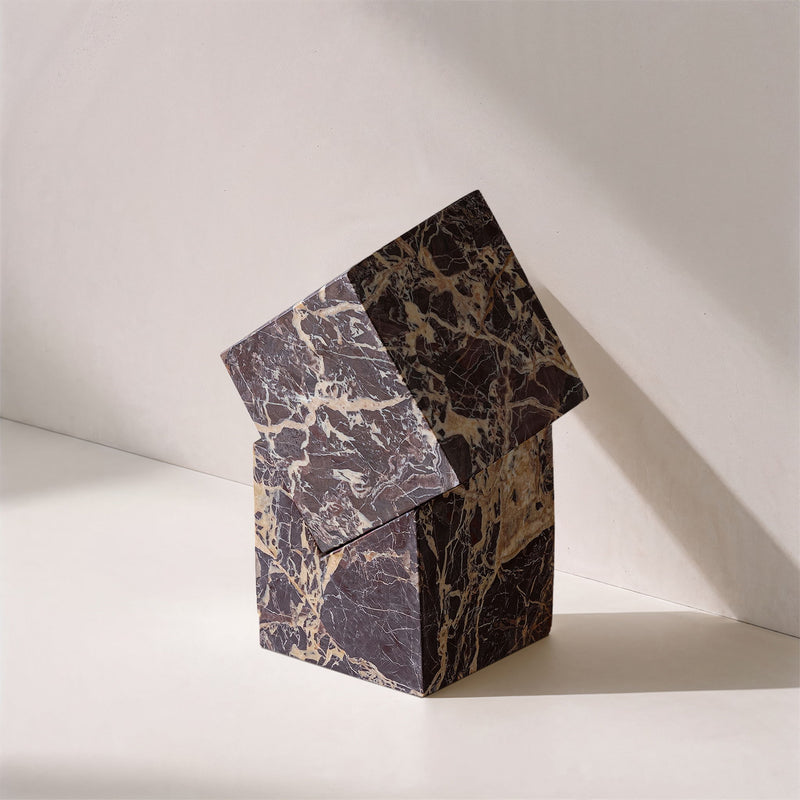 Quad - Marble Decorative Cube