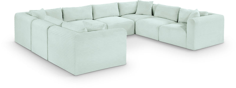 Shaggy - 8 Piece Modular U-Shaped Sectional