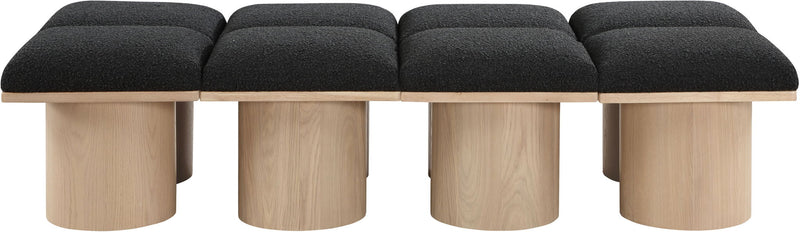 Pavilion - 8 Piece Modular Bench With Natural Base