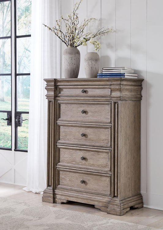 Blairhurst - Light Grayish Brown - Five Drawer Chest