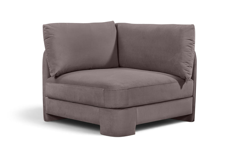 Hammond - Velvet Performance Fabric Upholstered Corner Chair