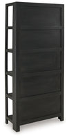 Abyard - Bookcase - Black / Natural