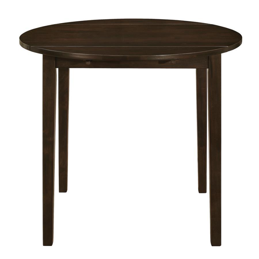 Bucknell - 3 Piece Round Drop Leaf Dining Table Set