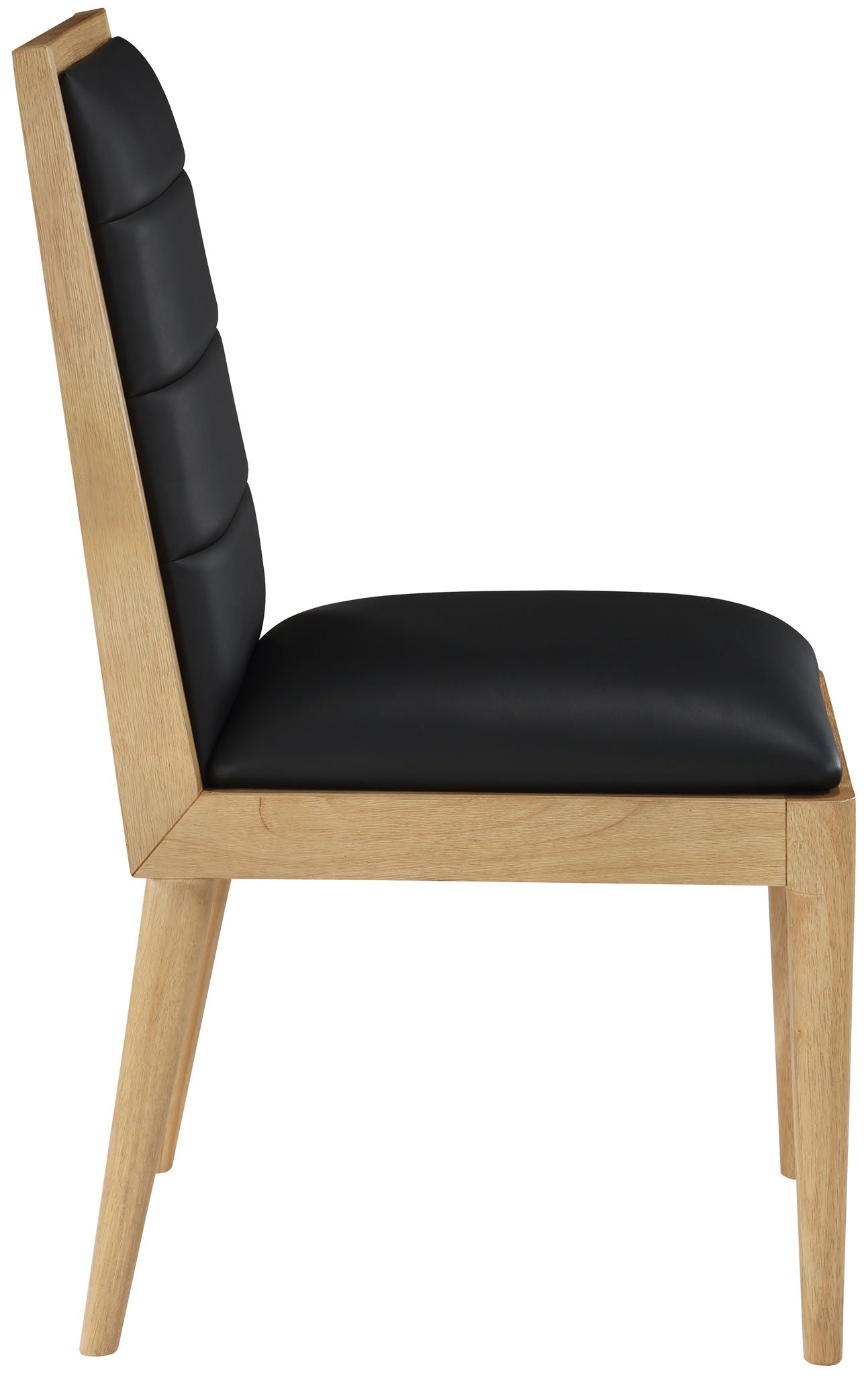 Bristol - Faux Leather Dining Chair With Natural Legs (Set of 2)