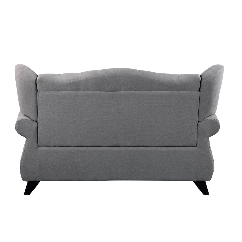 Hannes - Loveseat - Gray Fabric