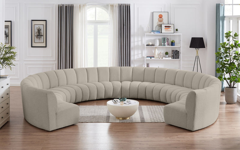 Infinity - 10 Piece Boucle Modular Sectional