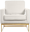 Noah - Accent Chair with Gold Legs