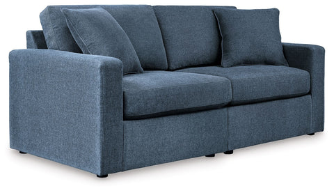 Blue / 2 Pc. Sectional Loveseat