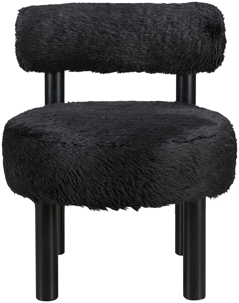 Ambre - Vegan Shearling Fabric Upholstered Accent Chair