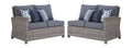 Salem Beach - Gray - 3 Pc. - Sectional Lounge