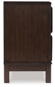 Vanmore - Dark Brown - Two Drawer Night Stand