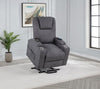 Louie - Chenille Upholstered Power Lift Massage Chair