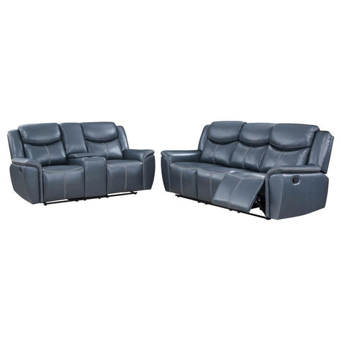 Blue / 2 Pc. Sofa, Loveseat