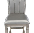 Klina - Counter Height Chair (Set of 2) - Silver