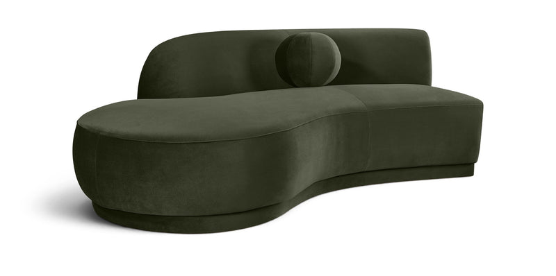 Avra - 86" Velvet Performance Fabric Upholstered Sofa