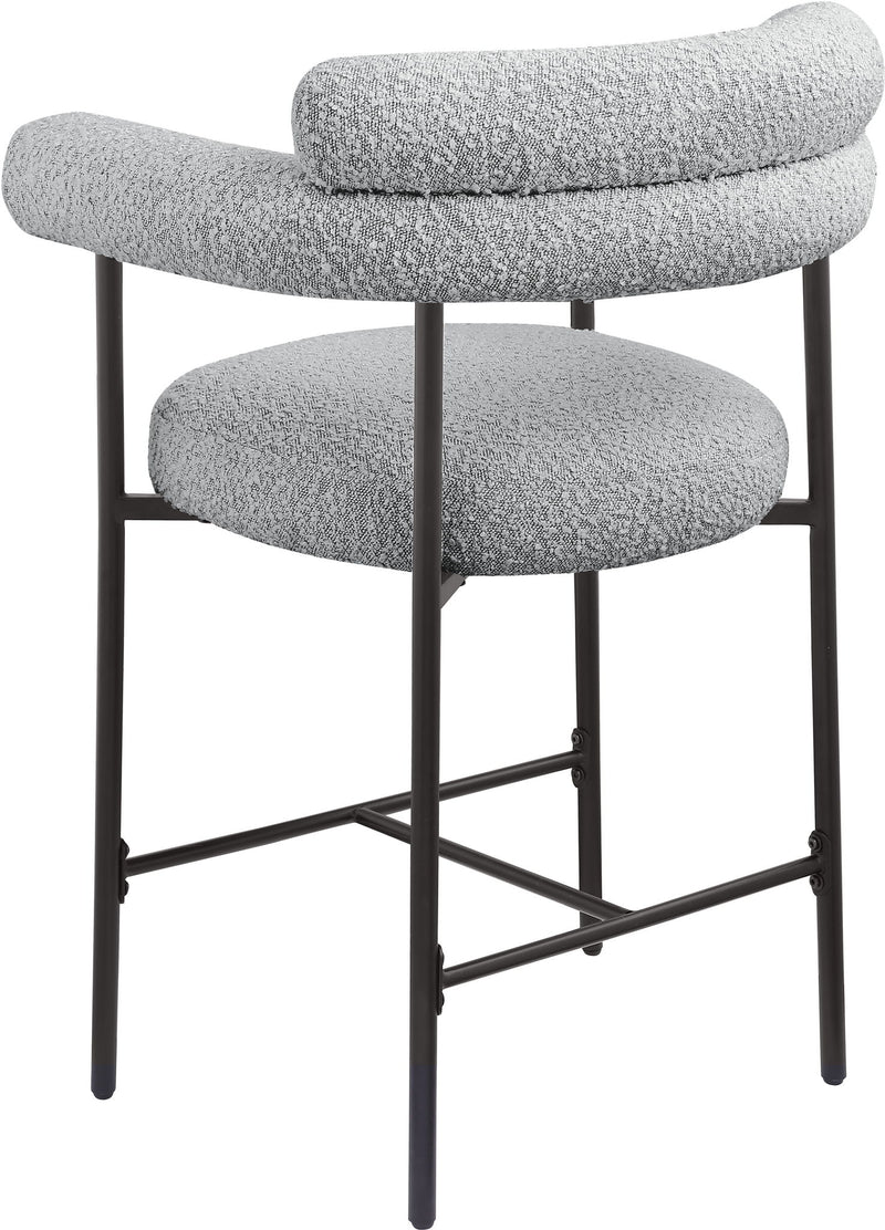 Blake - Counter Stool With Black Base (Set of 2)