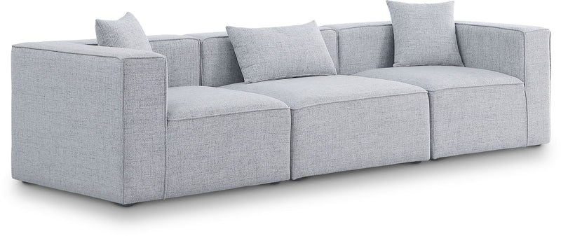 Cube - Linen Modular 3 Seat Sofa