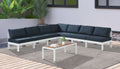 Nizuc - Outdoor Patio Modular Sectional 7 Piece - Navy - Fabric