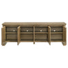 Adina - 70" TV Stand Media Console - Distressed Light Brown